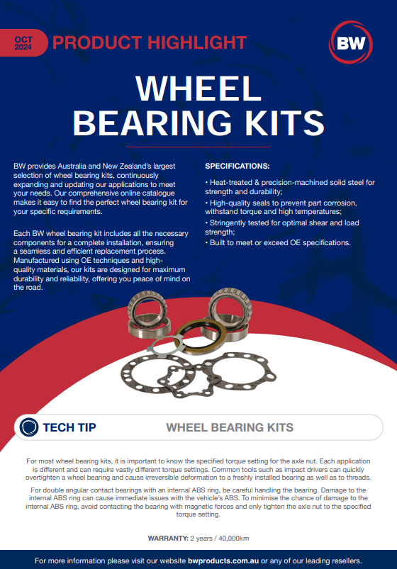 Wheel Bearing Kits